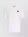 Comme Des Garçons Play Heart Logo Polo Shirt