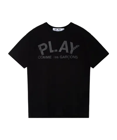 Comme Des Garçons Play Short-sleeved T-shirt In Black