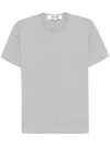Comme Des Garçons Play Signature Heart-patch T-shirt In Grey