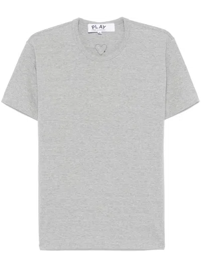 COMME DES GARÇONS PLAY SIGNATURE HEART-PATCH T-SHIRT
