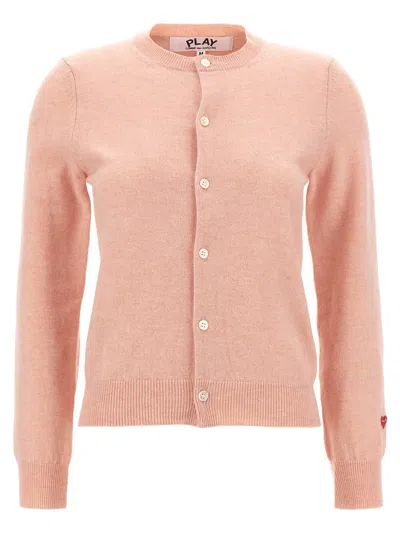 COMME DES GARÇONS PLAY COMME DES GARÇONS PLAY 'SMALL HEART' CARDIGAN