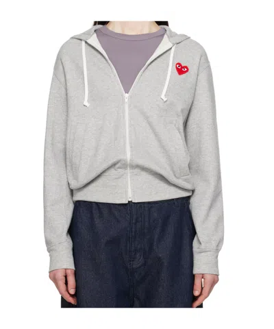 COMME DES GARÇONS PLAY SMALL HEART HOODIE