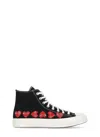 Comme Des Garçons Play Black Converse Edition Chuck 70 Multi Heart Sneakers