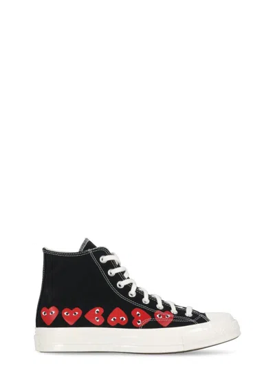Comme Des Garçons Play "small Hearts" Sneakers In Multi