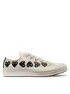 Comme Des Garçons Play Sneaker Chuck 70 Multi Hearts In White