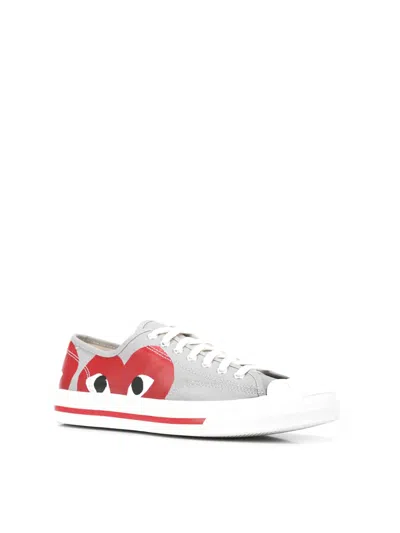 Comme Des Garçons Play Sneaker In Grey