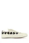 Comme Des Garçons Play Beige Converse Edition Chuck 70 Multi Heart Sneakers In Neutral