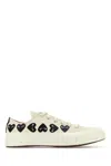 Comme Des Garçons Play Beige Converse Edition Chuck 70 Multi Heart Sneakers In Neutral