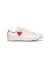 Comme Des Garçons Play Sneakers In Neutral