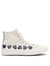 Comme Des Garçons Play X Converse Chuck High Top Sneakers