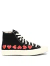 Comme Des Garçons Play Black Converse Edition Chuck 70 Multi Heart Sneakers