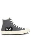 Comme Des Garçons Play Grey Converse Edition Half Heart Chuck 70 Sneakers In Grey