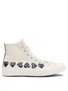 Comme Des Garçons Play Sneakers In White