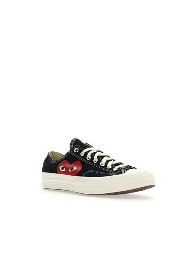 Comme Des Garçons Play Sneakers In Black