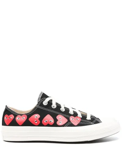 Comme Des Garçons Play Black Converse Edition Chuck 70 Multi Heart Sneakers