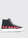 Comme Des Garçons Play Black Converse Edition Chuck 70 Multi Heart Sneakers In 黑色