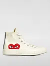 Comme Des Garçons Play Sneakers In Weiss
