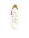 Comme Des Garçons Play Off-white Converse Edition Chuck 70 Hi Sneakers In White