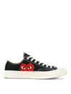 Comme Des Garçons Play Comme Des Garcons Play Black Converse Edition Half Heart Chuck 70 Low Sneakers In Black