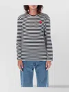 Comme Des Garçons Play Striped Long-sleeved T-shirt
