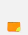 COMME DES GARÇONS PLAY SUPER FLUO LEATHER LINE WALLET