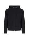 Comme Des Garçons Play Hooded Sweatshirt With Drawstring And Pockets