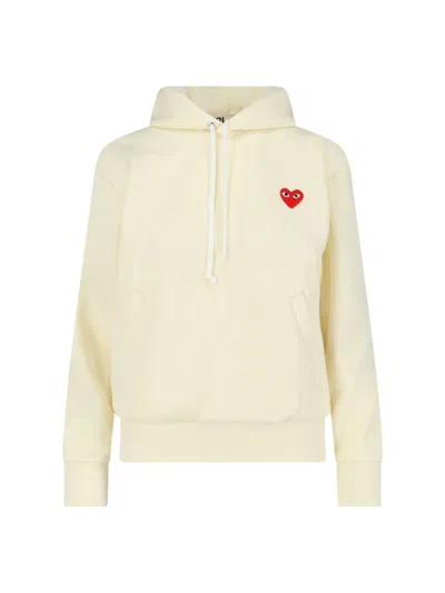 Comme Des Garçons Play Sweaters In Neutral