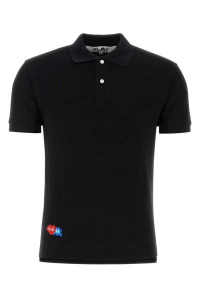 Comme Des Garçons Play Sweaters In Black