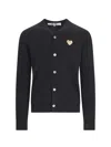 Comme Des Garçons Play Sweaters In Black