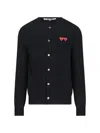 Comme Des Garçons Play Sweaters In Black