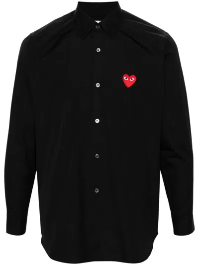 Comme Des Garçons Play Comme Des Garcons Play Sweaters In Black