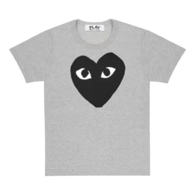 COMME DES GARÇONS PLAY COMME DES GARCONS PLAY T-SHIRT BIG BLACK HEART 'GREY'