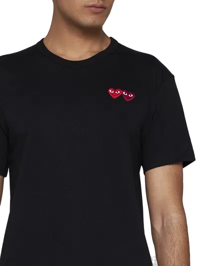 Comme Des Garçons Play T-shirt In Black