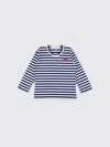 Comme Des Garçons Play Kid - Striped Long Sleeve T-shirt In Blue