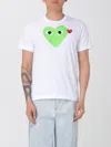 Comme Des Garçons Play Pattern Printed Short-sleeved T-shirt