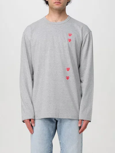 Comme Des Garçons Play T-shirt Comme Des Garcons Play Men Color Grey In Grey