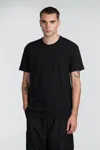 Comme Des Garçons Play T-shirt In Black Cotton In Black