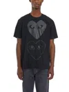 Comme Des Garçons Play T-shirt Logo In Cotone