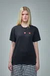 Comme Des Garçons Play T-shirt Short Sleeve In Black