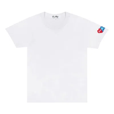 Pre-owned Comme Des Garçons Play T-shirt 'white' | Men's Size Xxl