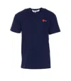 Comme Des Garçons Play Double Heart Patch Cotton Jersey T-shirt