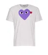 Comme Des Garçons Play Printed T-shirt And Logo Patch