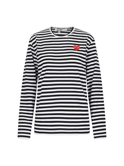 Comme Des Garçons Play T-shirts And Polos In White