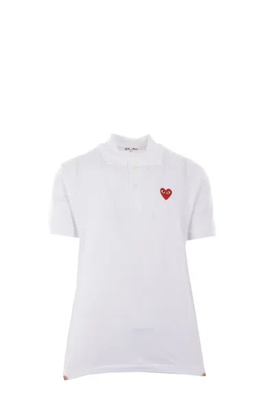 Comme Des Garçons Play T-shirts And Polos In White