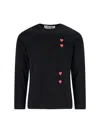 Comme Des Garçons Play T-shirts And Polos In Black