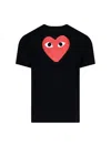 Comme Des Garçons Play T-shirts And Polos In Black