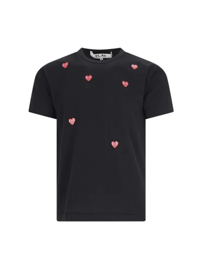 Comme Des Garçons Play T-shirts And Polos In Black