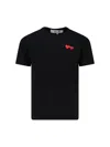 Comme Des Garçons Play T-shirts And Polos In Black
