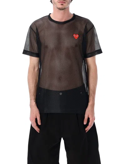 Comme Des Garçons Play Comme Des Garcons Play T Shirts And Polos Black