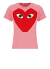 Comme Des Garçons Play Comme Des Garcons Play T-shirts And Polos Pink In Pink